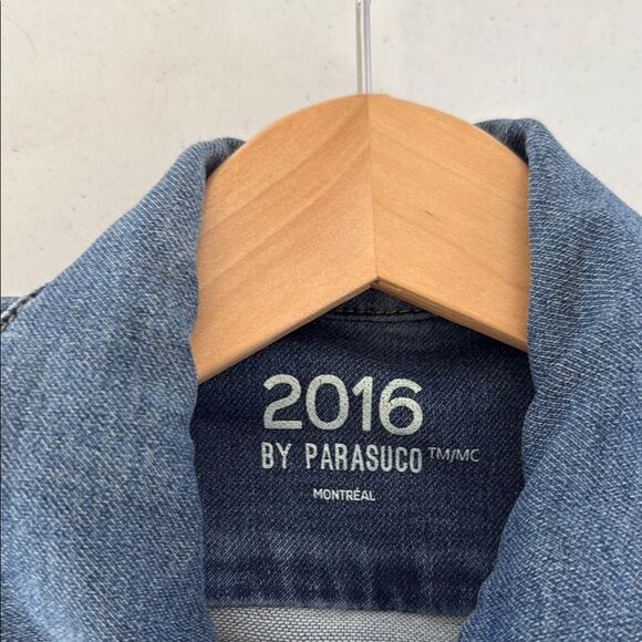 Parasuco 2016 Denim Jacket Blue Sz M - Picture 3 of 4